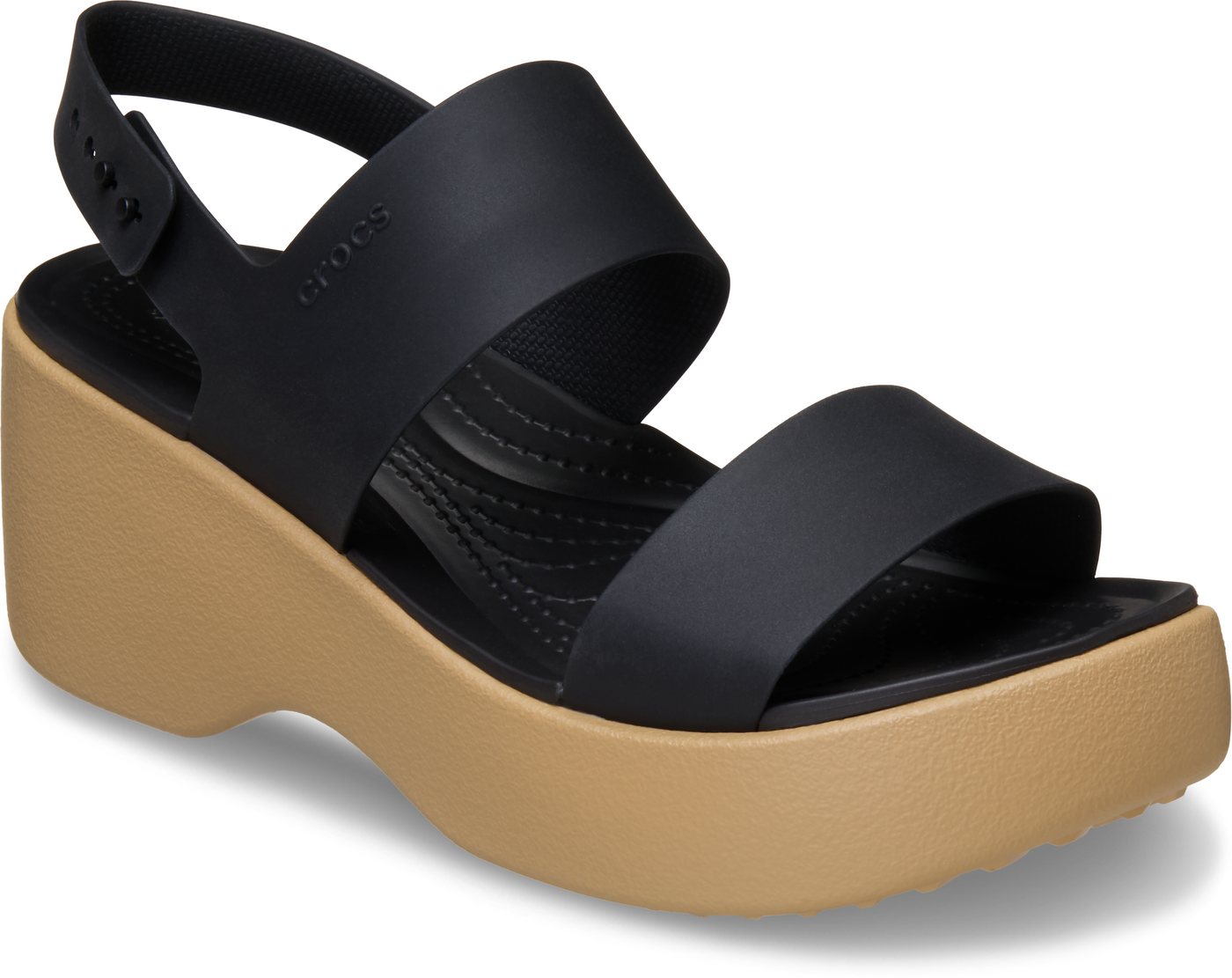 Crocs Brooklyn Sky Sandal Plateausandale Sandalette, Sommerschuh mit Riemenverschluss