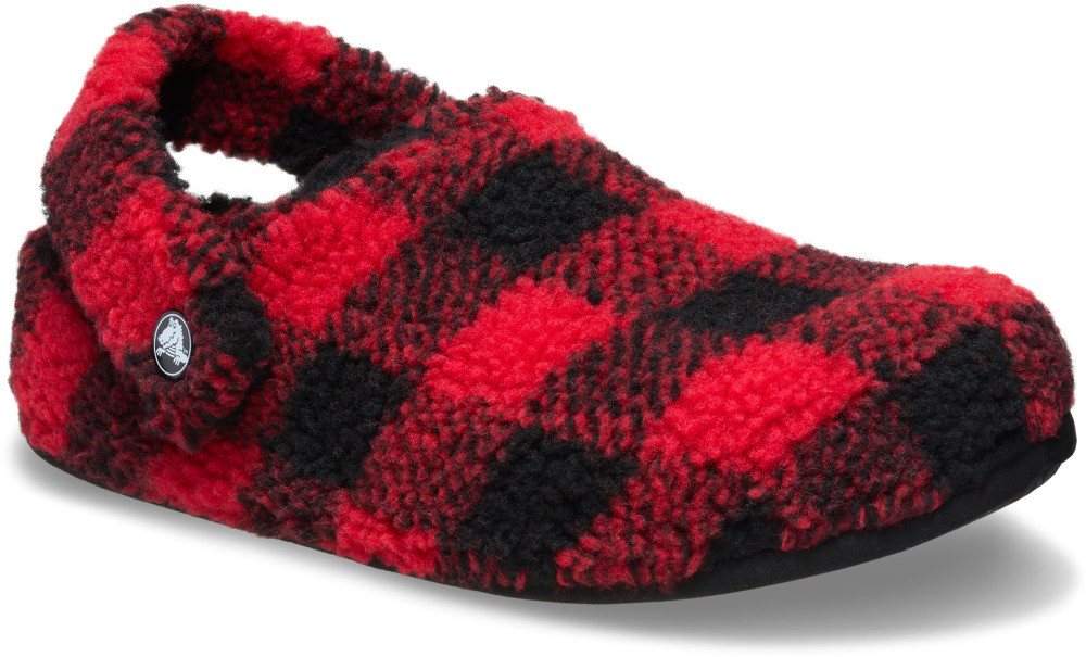 Crocs Classic Buffalo Check Cozzzy Slipper Hausschuh Pantoffel, Mule mit kariertem Muster