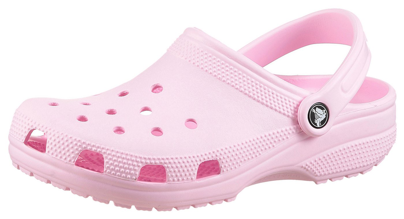 Crocs Classic Clog Clog, Sommerschuh, Schlappen, Hausschuh passt zu Jibbitz (rosa)