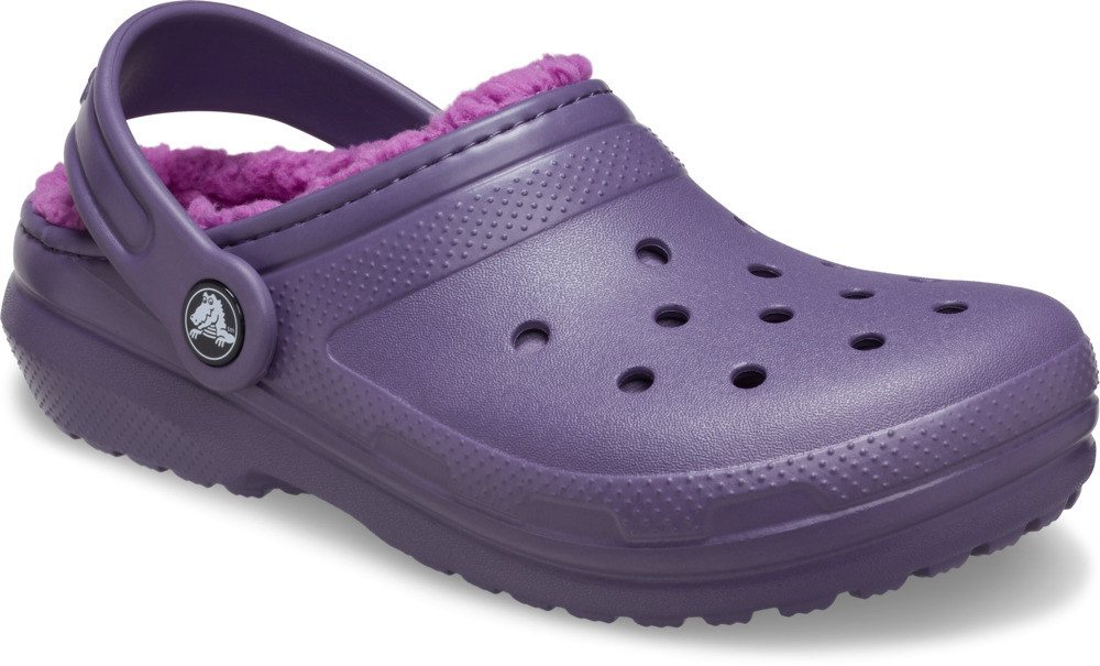 Crocs Classic Lined Clog Clog Kindergartenschuh, Hausschuh mit kuscheligem Futter
