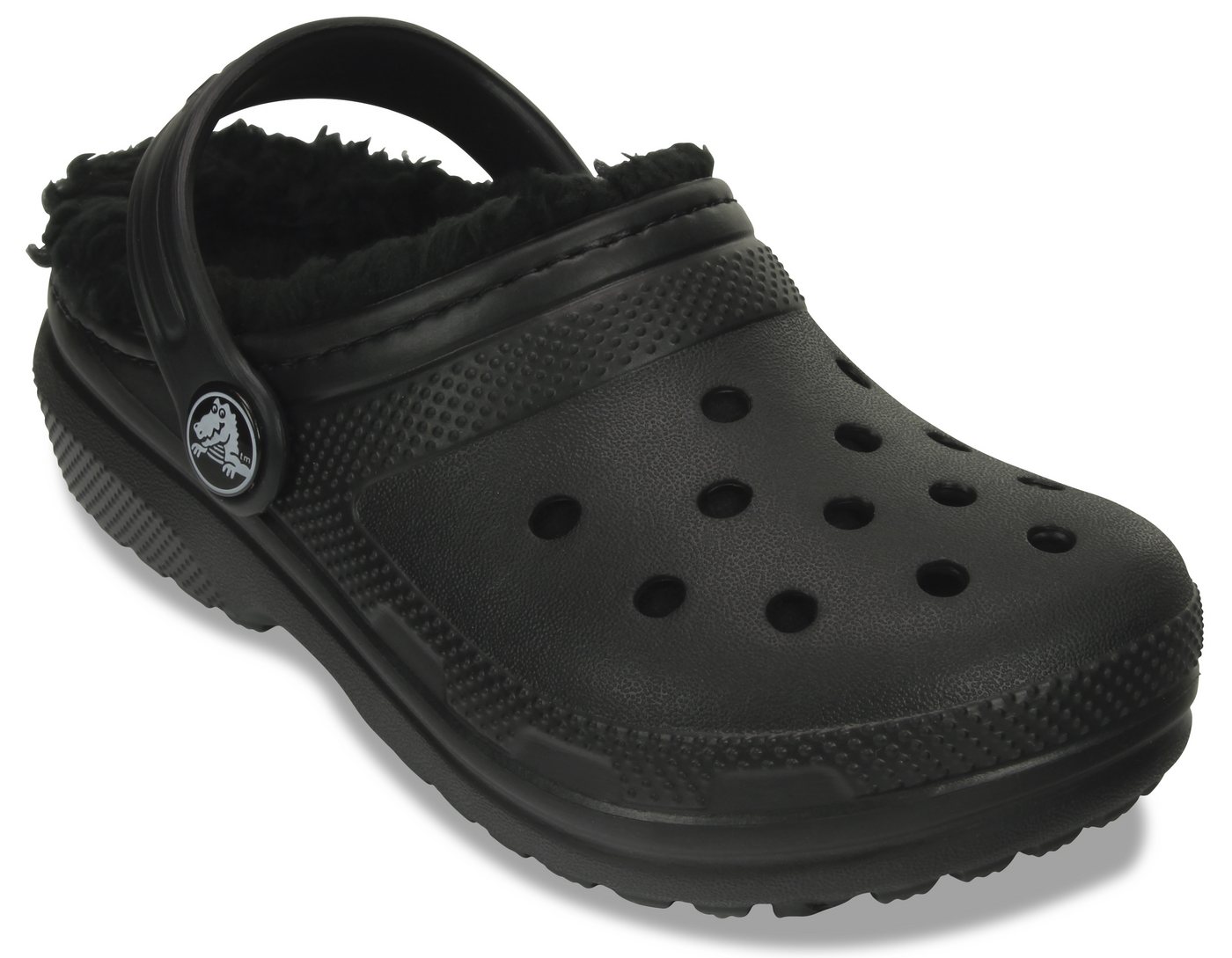 Crocs Classic Lined Clog Clog Kindergartenschuh, Hausschuh mit kuscheligem Futter