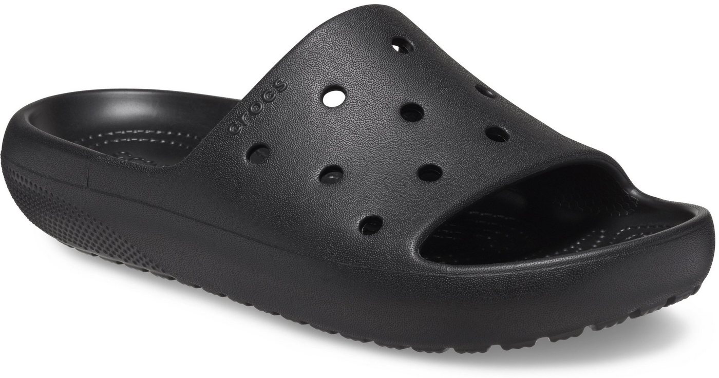 Crocs Classic Slide V2 Badepantolette Sommerschuh, Poolslides, Schlappen, mit Lüftungsöffnungen, G-Weite