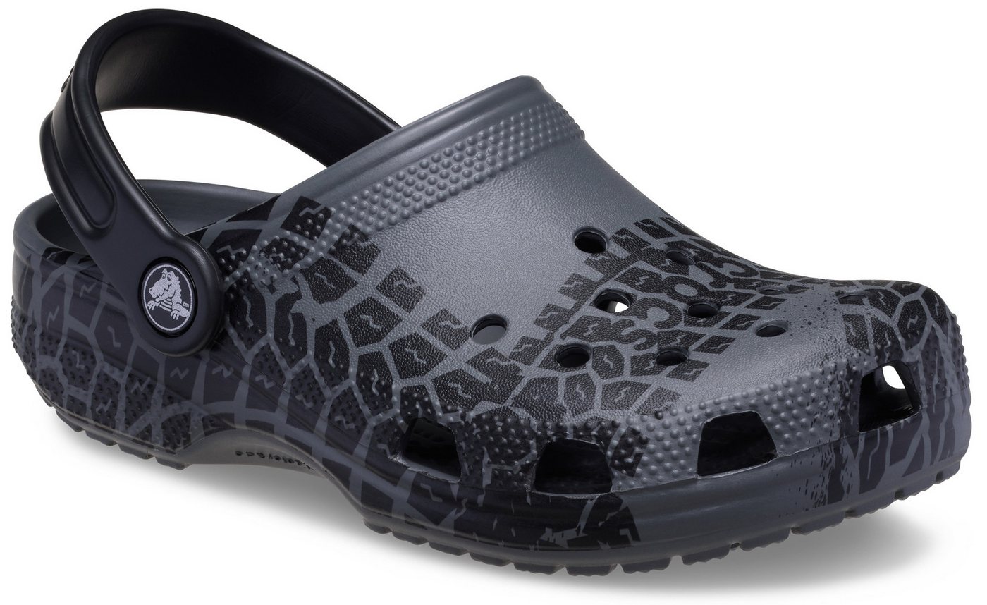 Crocs Classic Tire Print Clog Clog, Hausschuh, Sandale mit Lüftungsöffnungen