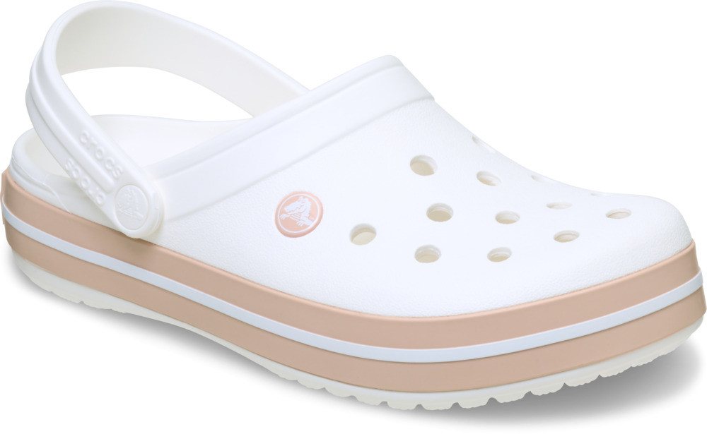 Crocs Crocband Clog Clog, Sommerschuh, Schlappen, Hausschuh mit zweifarbiger Laufsohle