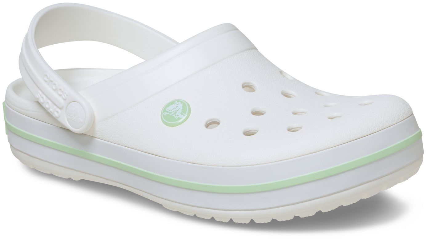 Crocs Crocband Clog Clog,Sommerschuh, Schlappen, Hausschuh mit zweifarbiger Laufsohle
