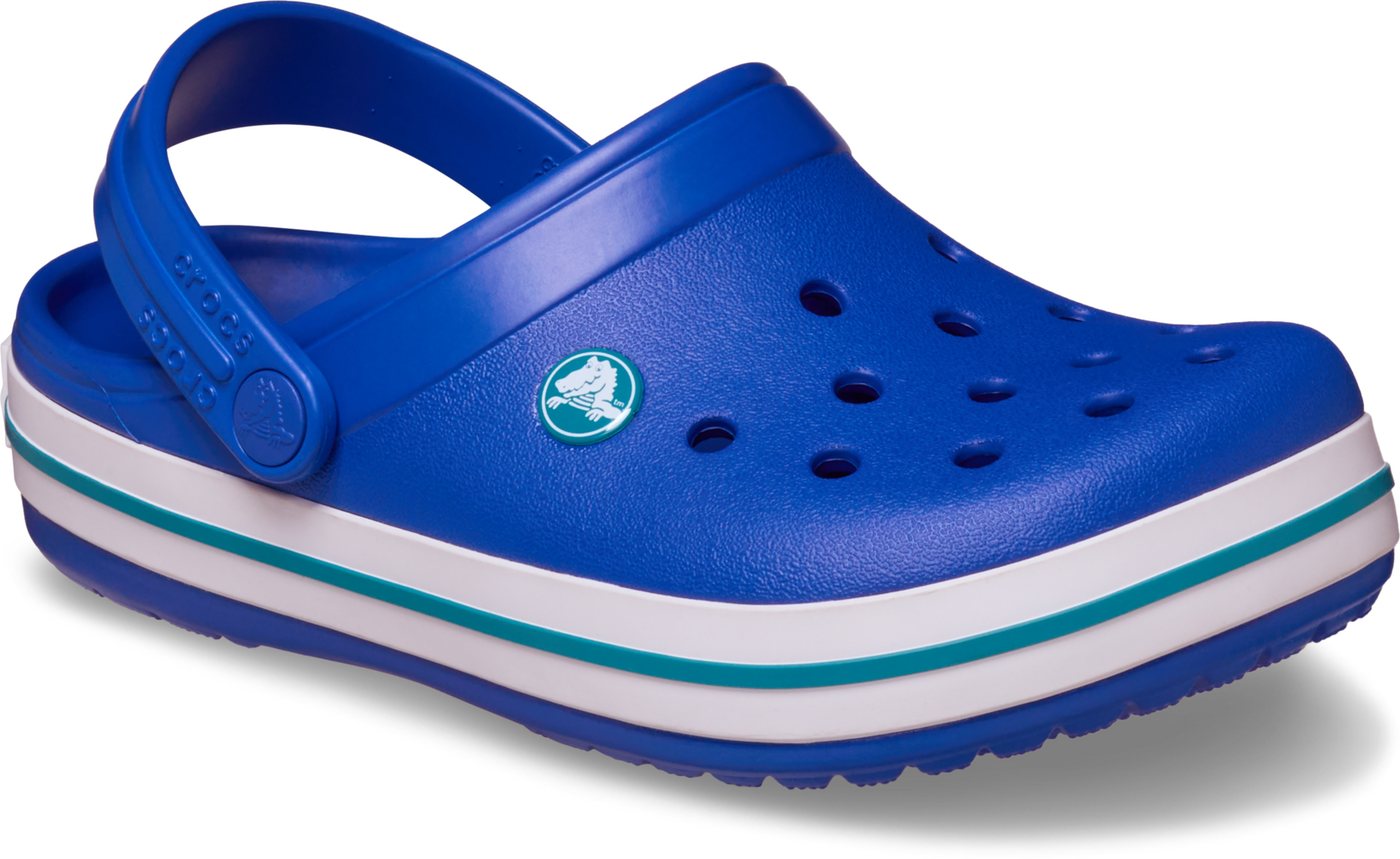 Crocs Crocband Clog K Clog Sommerschuh, Schlappen, Hausschuh, Badeschuh mit Kontrast-Akzenten