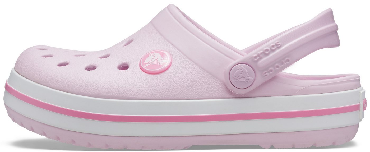 Crocs Crocband Clog K Clog Sommerschuh, Schlappen, Hausschuh, Badeschuh mit Kontrast-Akzenten