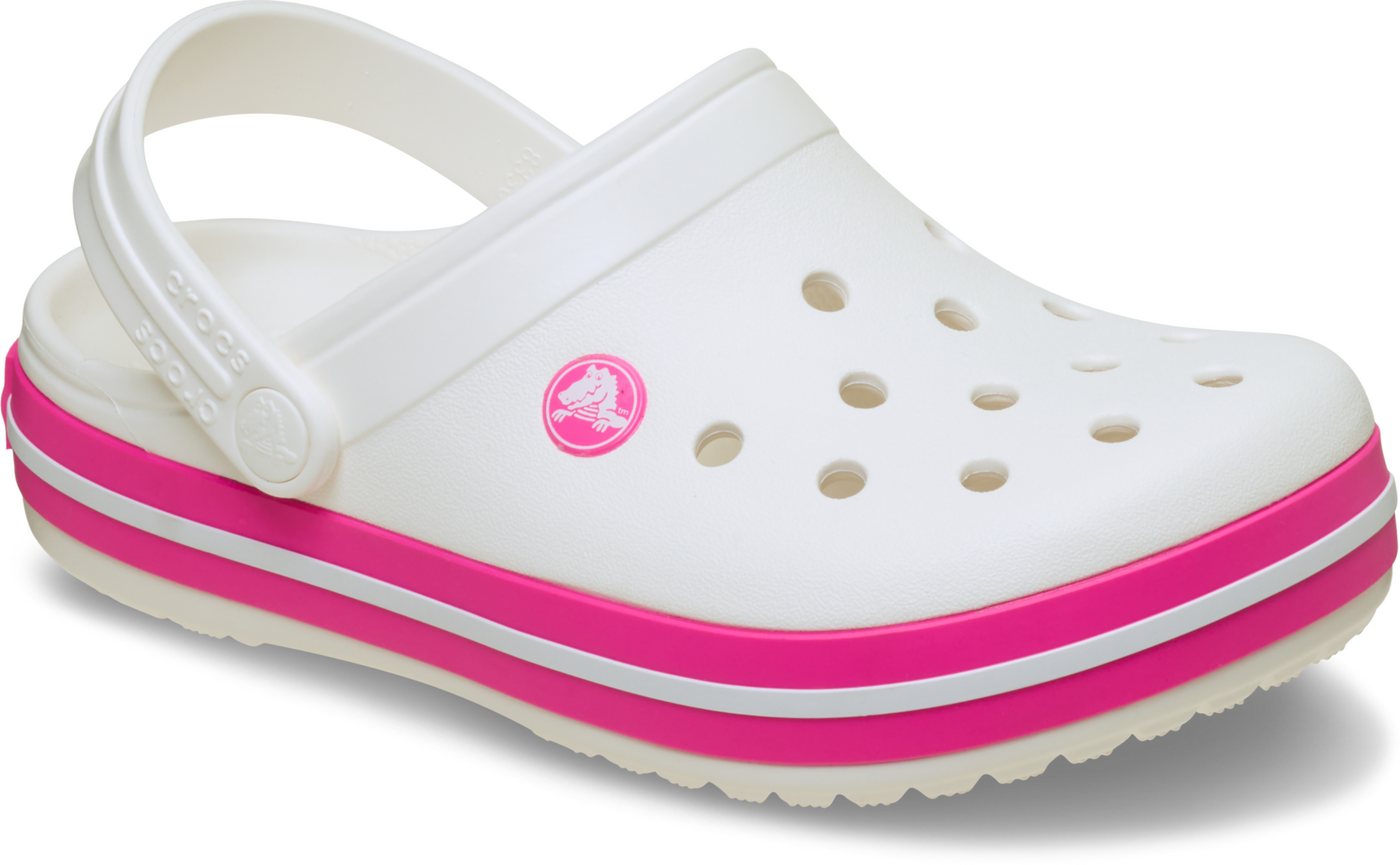 Crocs Crocband Clog K Clog Sommerschuh, Schlappen, Hausschuh, Badeschuh mit Kontrast-Akzenten