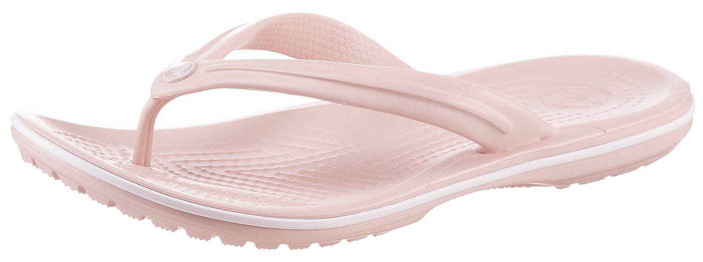 Crocs Crocband™ Flip Zehentrenner, Badeschuh, Sommerschuh, Sandale mit Fußbett (rosa)