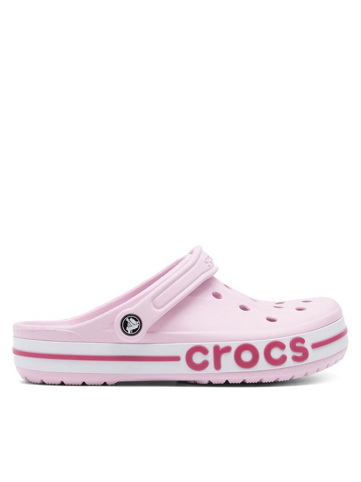 Crocs Damen Flip-Flops Crocs-BAYABAND CLOG 205089-6TG Rosa Rosa Badepantolette