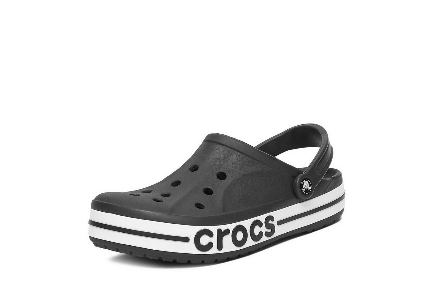 Crocs Herren-Flip-Flops, schwarz Badepantolette