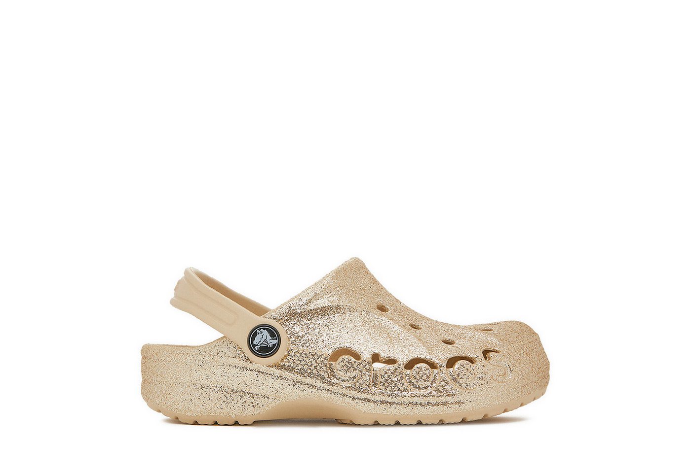 Crocs Mädchen-Flip-Flops Gold Badepantolette