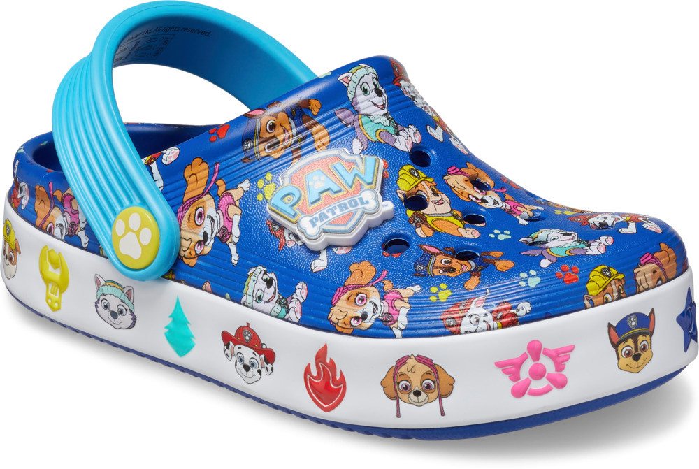 Crocs Paw Patrol Off Court Clog T Clog Hausschuh, Kindergartenschuh mit coolem Motiv