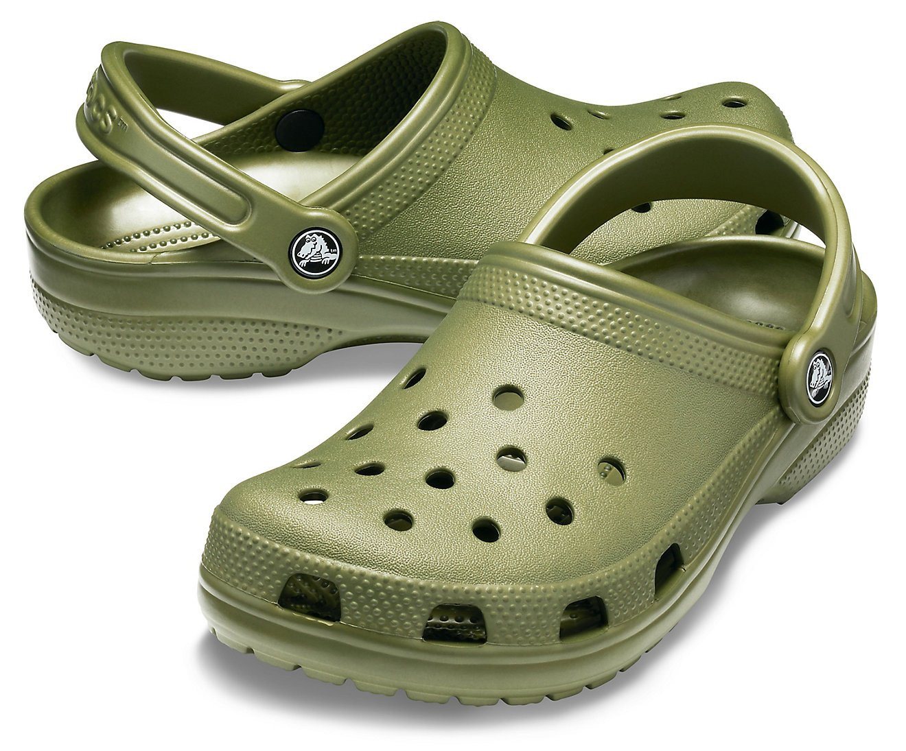Crocs Sandale Classic Clog armeegrün Badeschuh