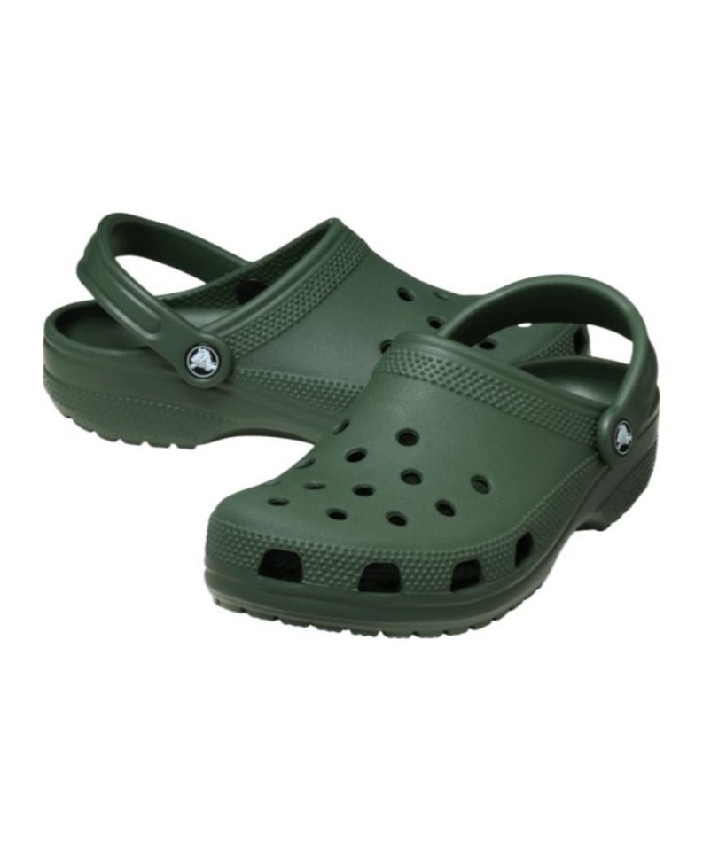 Crocs Sandale Classic Clog dunkelgrün Badeschuh