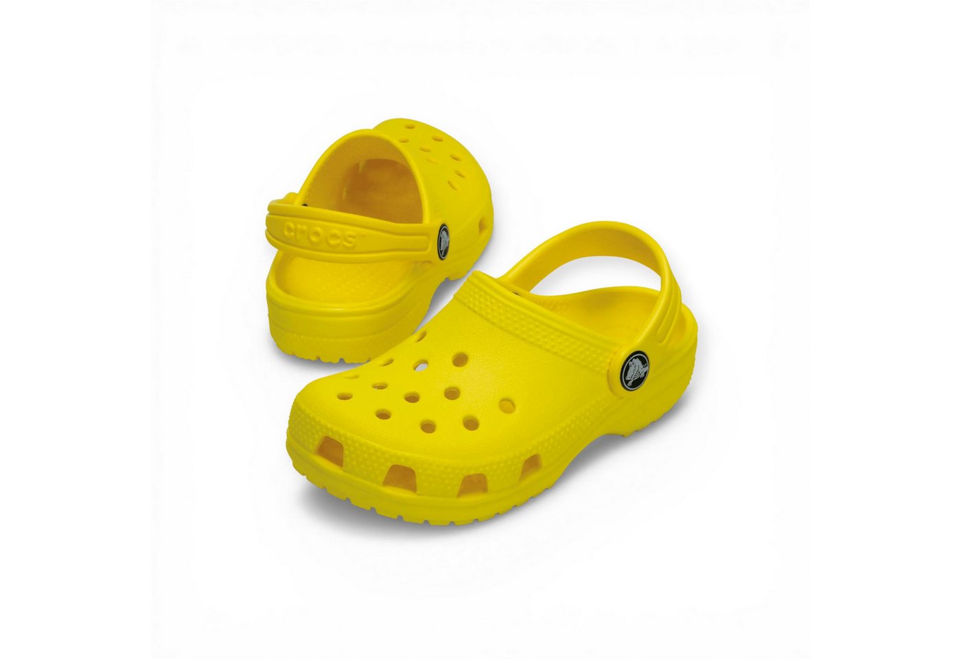 Crocs Sandale Classic Clog K zitronengelb Kinder Badeschuh