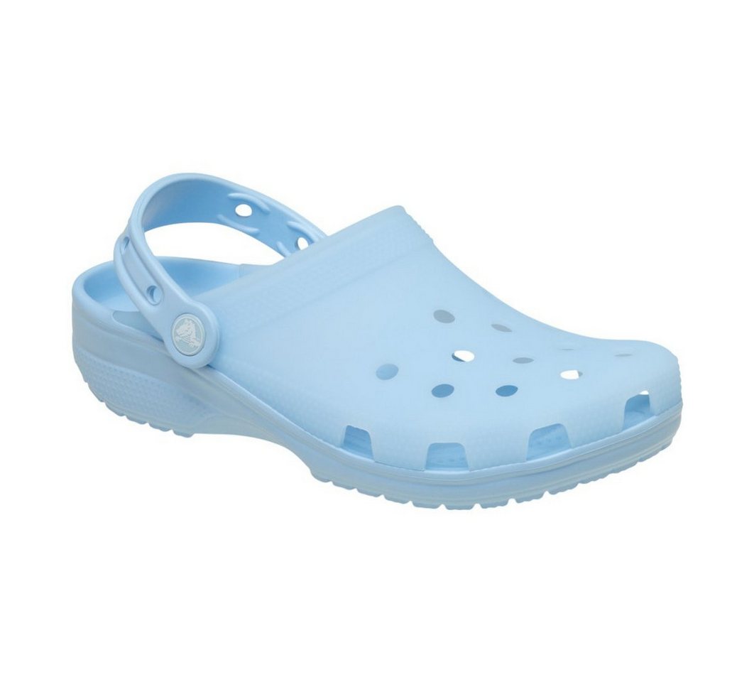 Crocs Sandale Classic Frosted Clog hellblau Damen Badeschuh