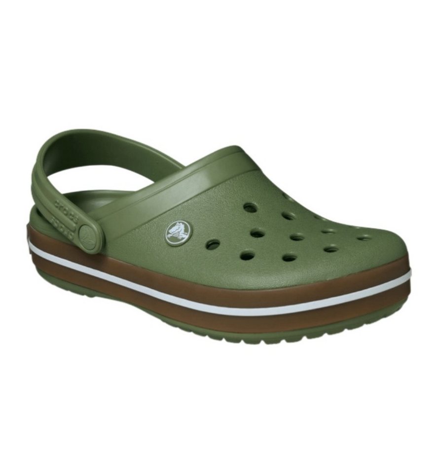Crocs Sandale Crocband Gum Clog grün -1 Paar Badeschuh
