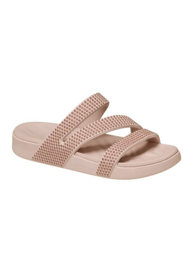 Crocs Sandale Getaway Gems Strappy Quartz hellbraun - Damen Badeschuh