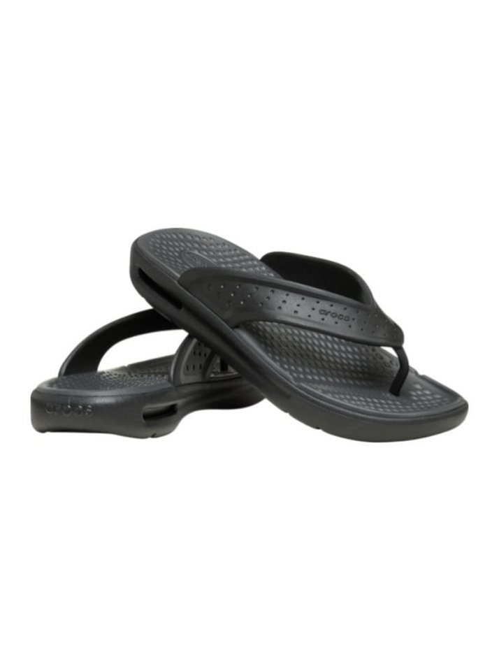 Crocs Sandale InMotion LiteRide Flip schwarz Badeschuh