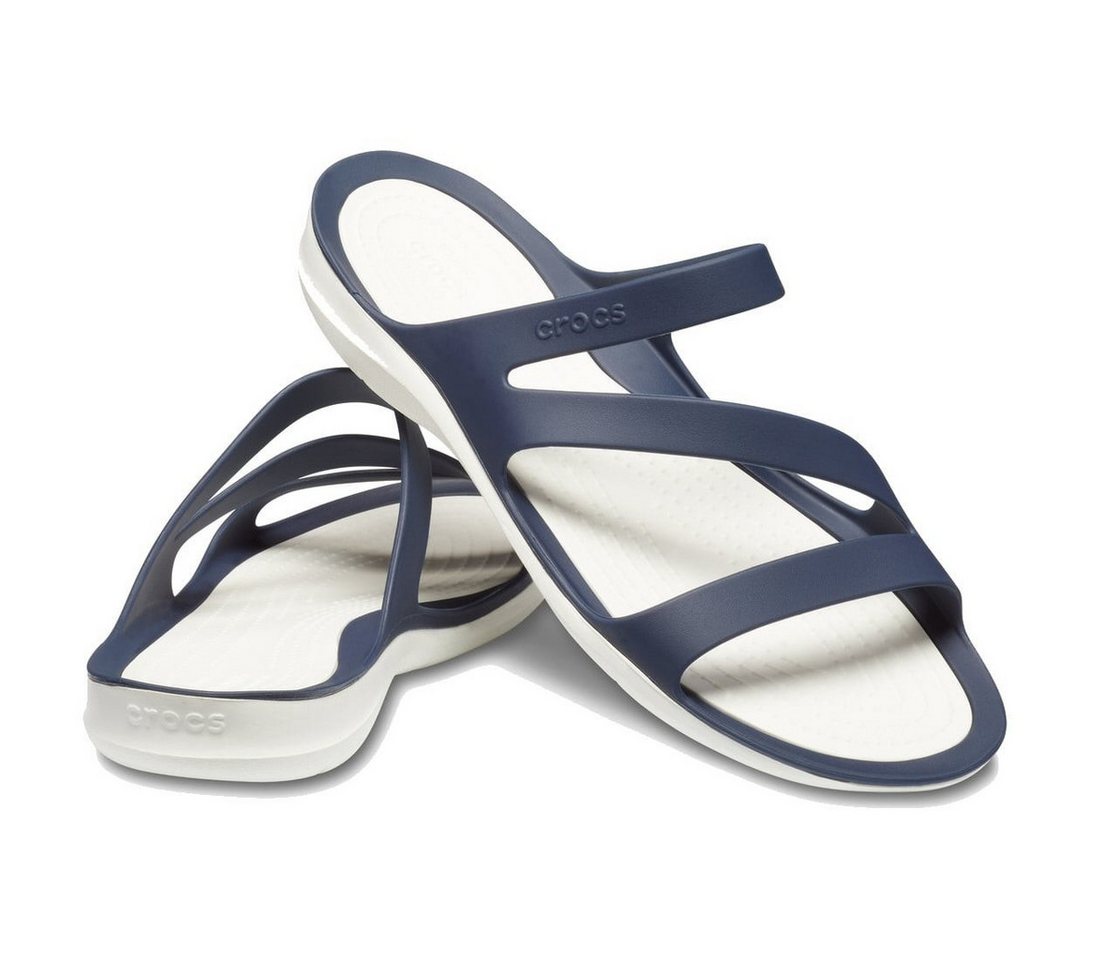 Crocs Sandale Swiftwater navyblau/weiss Damen - 1 Paar Badeschuh