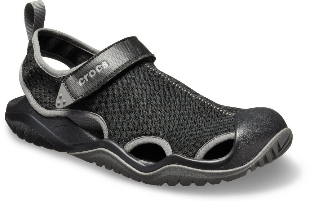 Crocs Swiftwater Mesh Deck Sandal Sandale Badesandale, Sommerschuh mit Klettverschluss