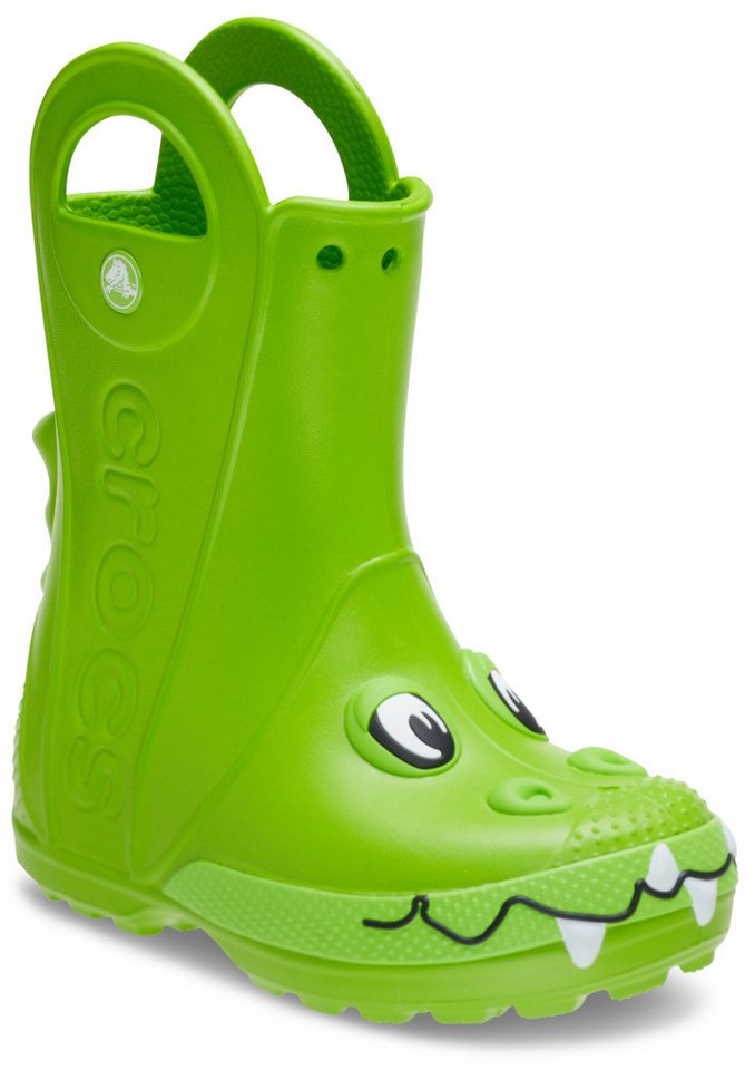 Crocs Toddler Handle It Duke Rain Boot Gummistiefel Regenstiefel, Matschstiefel mit Krokodil-Motiv