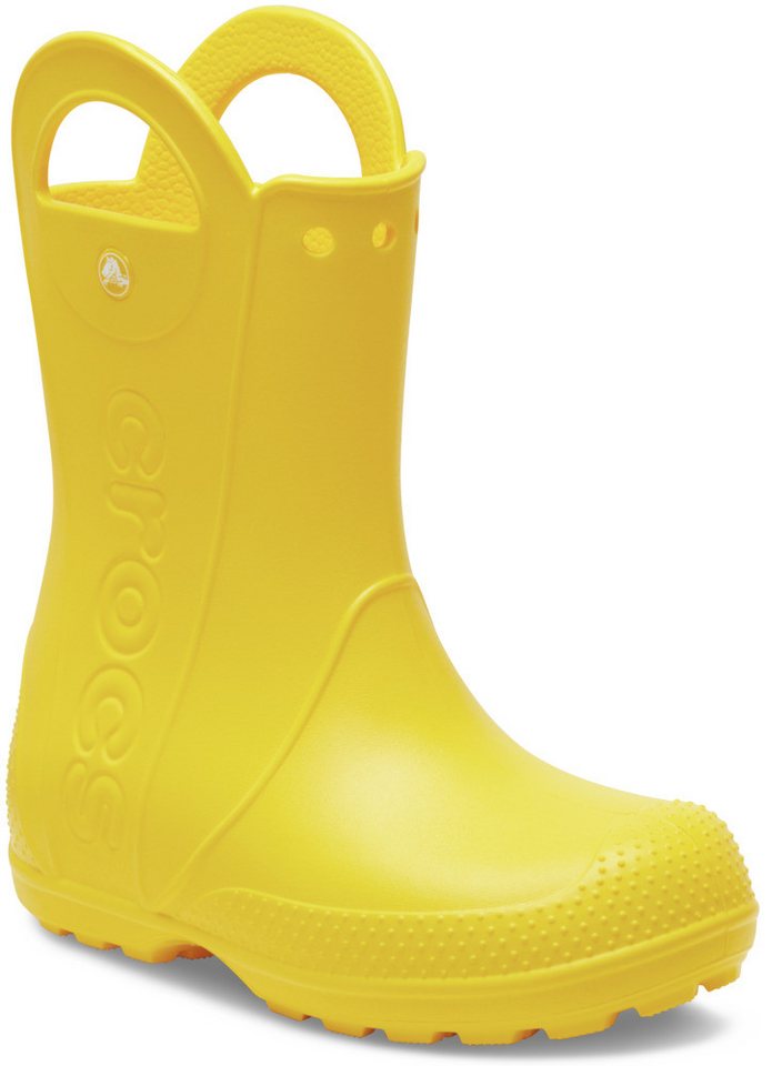 Crocs Toddler Handle It Rain Boot Gummistiefel Regenstiefel, Matschstiefel mit reflektierenden Logos