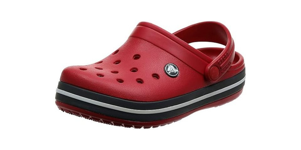 Crocs Unisex Crocband Clogs 100% Croslite Strandschuhe 38/39 Sandale Rot Clog Komfort, Leichtgewicht