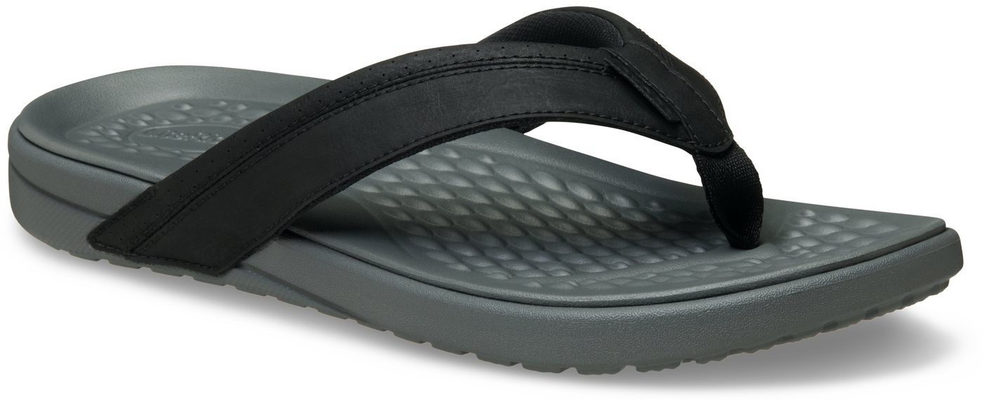 Crocs Yukon Surf Flip Zehentrenner Schlappen, Sommerschuh, Strandschuh, Badeschuh mit weichem Zehensteg