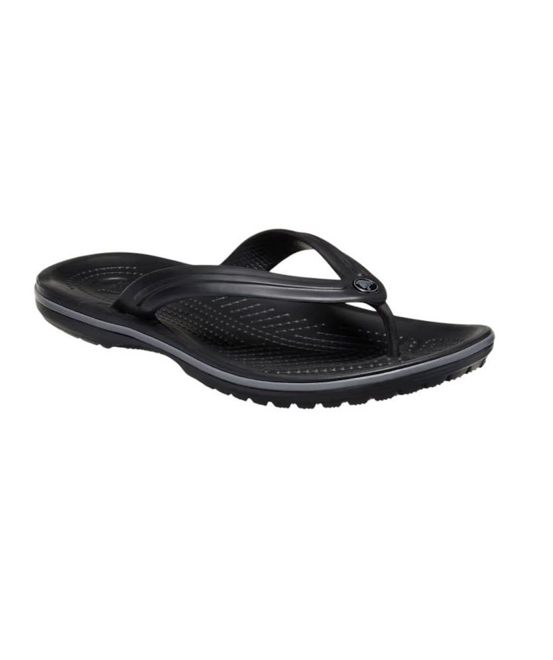 Crocs Zehensandalen Crocband Flip schwarz/grau - 1 Paar Badeschuh