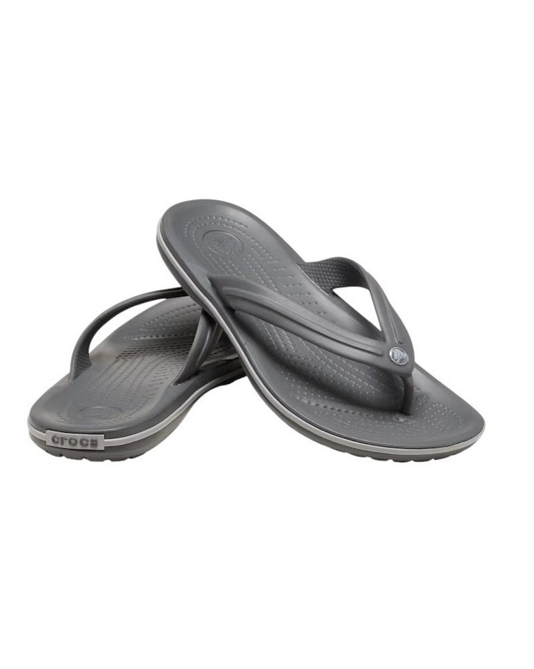 Crocs Zehensandalen Crocband Flip slategrau - 1 Paar Badeschuh