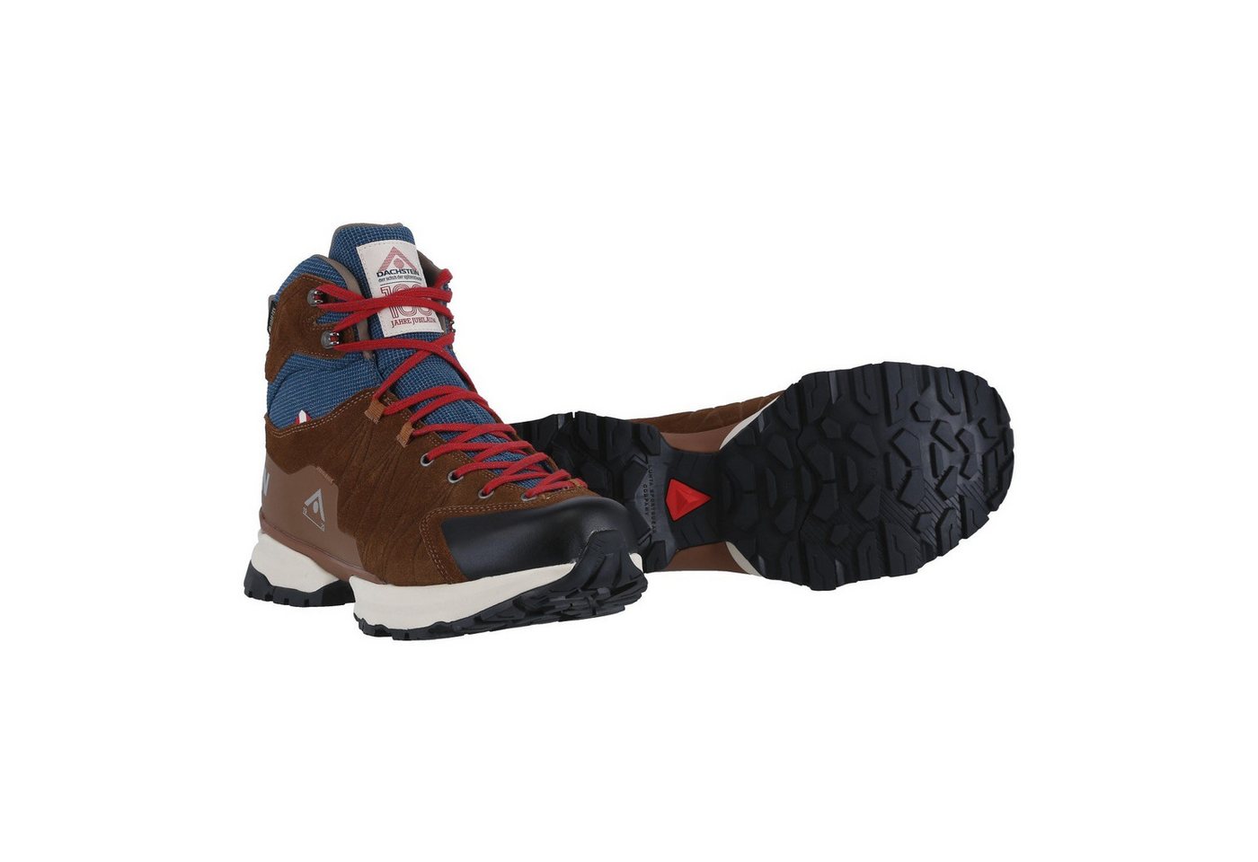 Dachstein Wildspitze GTX 1925 (Veloursleder, wasserdicht) braun/blau Herren Wanderschuh