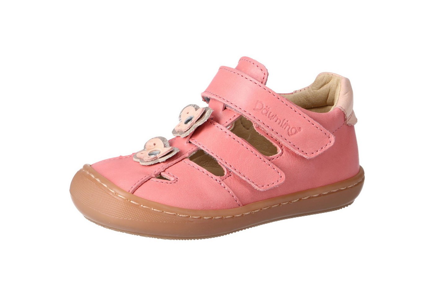 Däumling Kinder Barfuss Samsa Lauflernschuhe Sandale (Celeste berry Kaltfutter M)