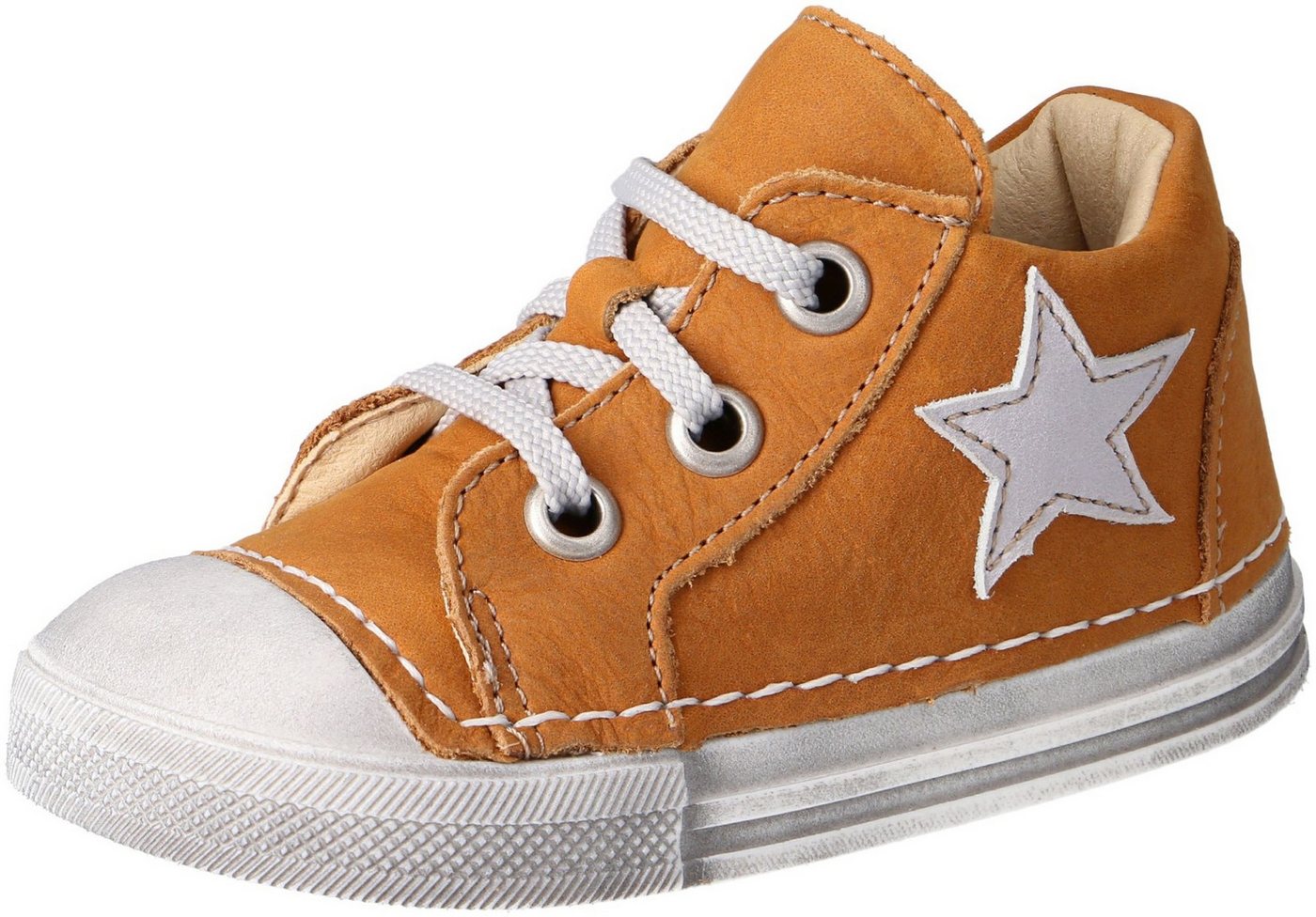 Däumling Kinder Lauflern Esther Lauflernschuhe Klettstiefel (braun)