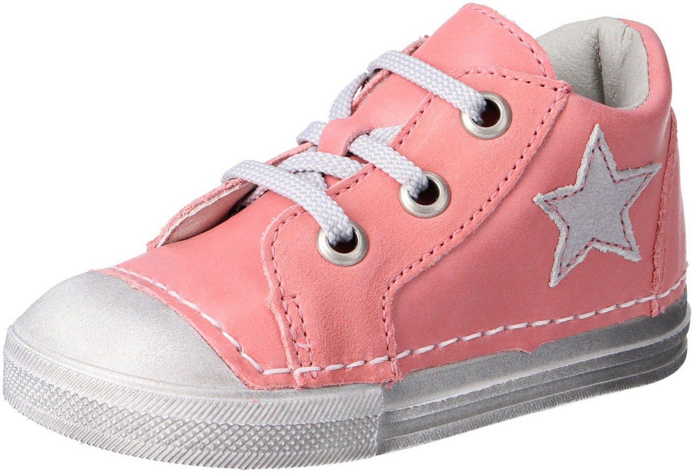 Däumling Kinder Lauflern Esther Lauflernschuhe Klettstiefel (Celeste berry Kaltfutter M)