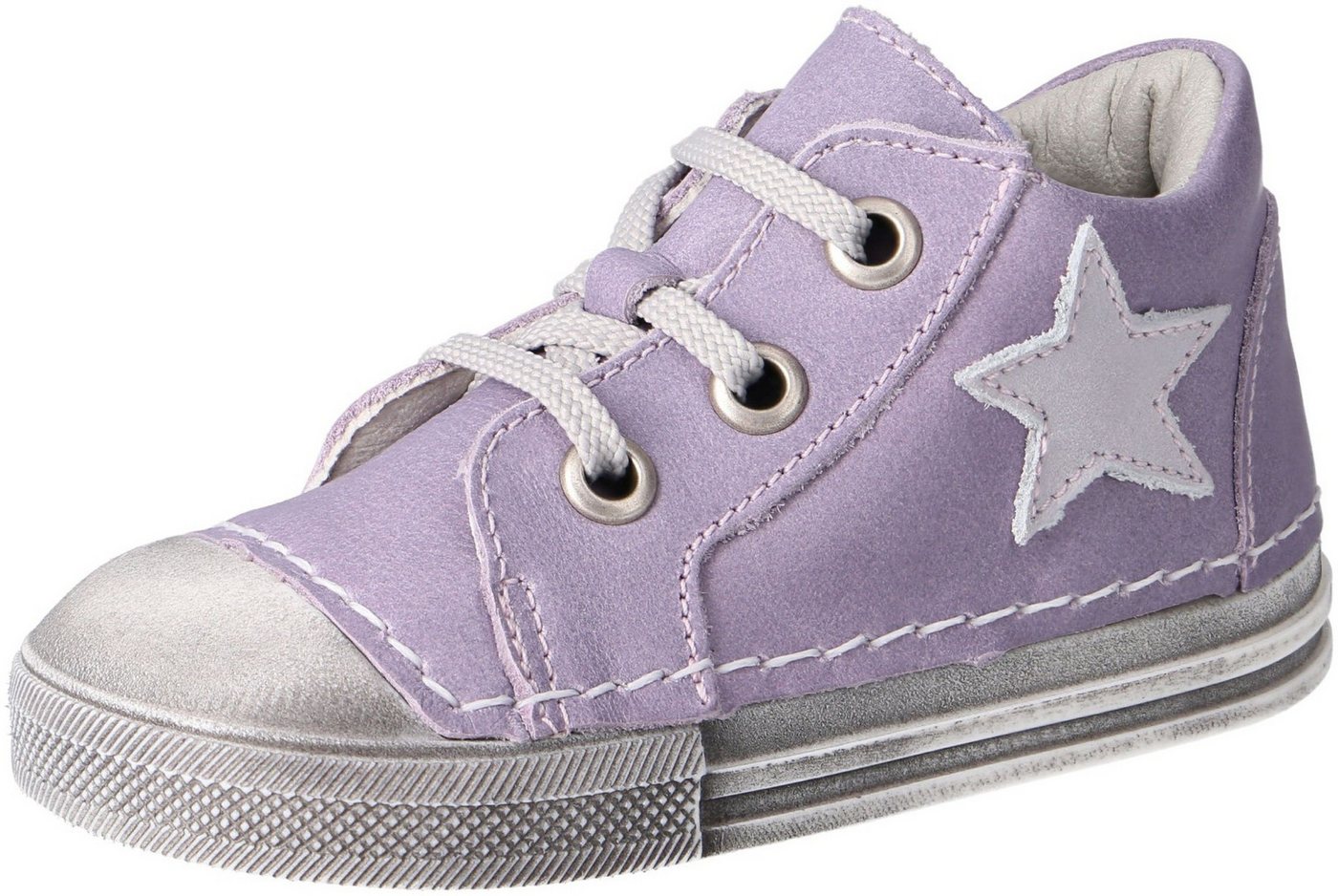 Däumling Kinder Lauflern Esther Lauflernschuhe Klettstiefel (lila)