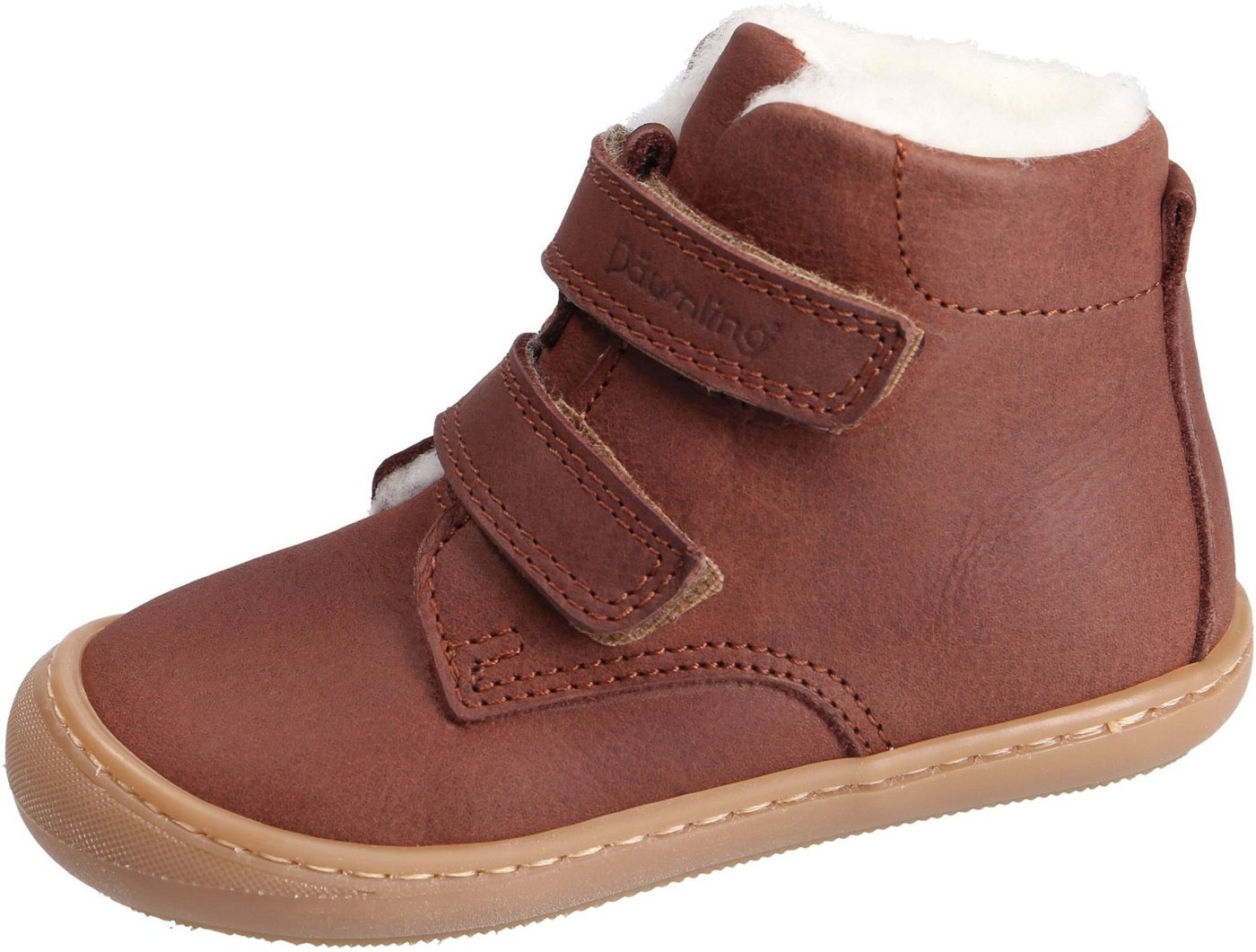 Däumling Kinder Lauflern Soni Lauflernschuhe Klettstiefel (Country espresso Warmfutter S)