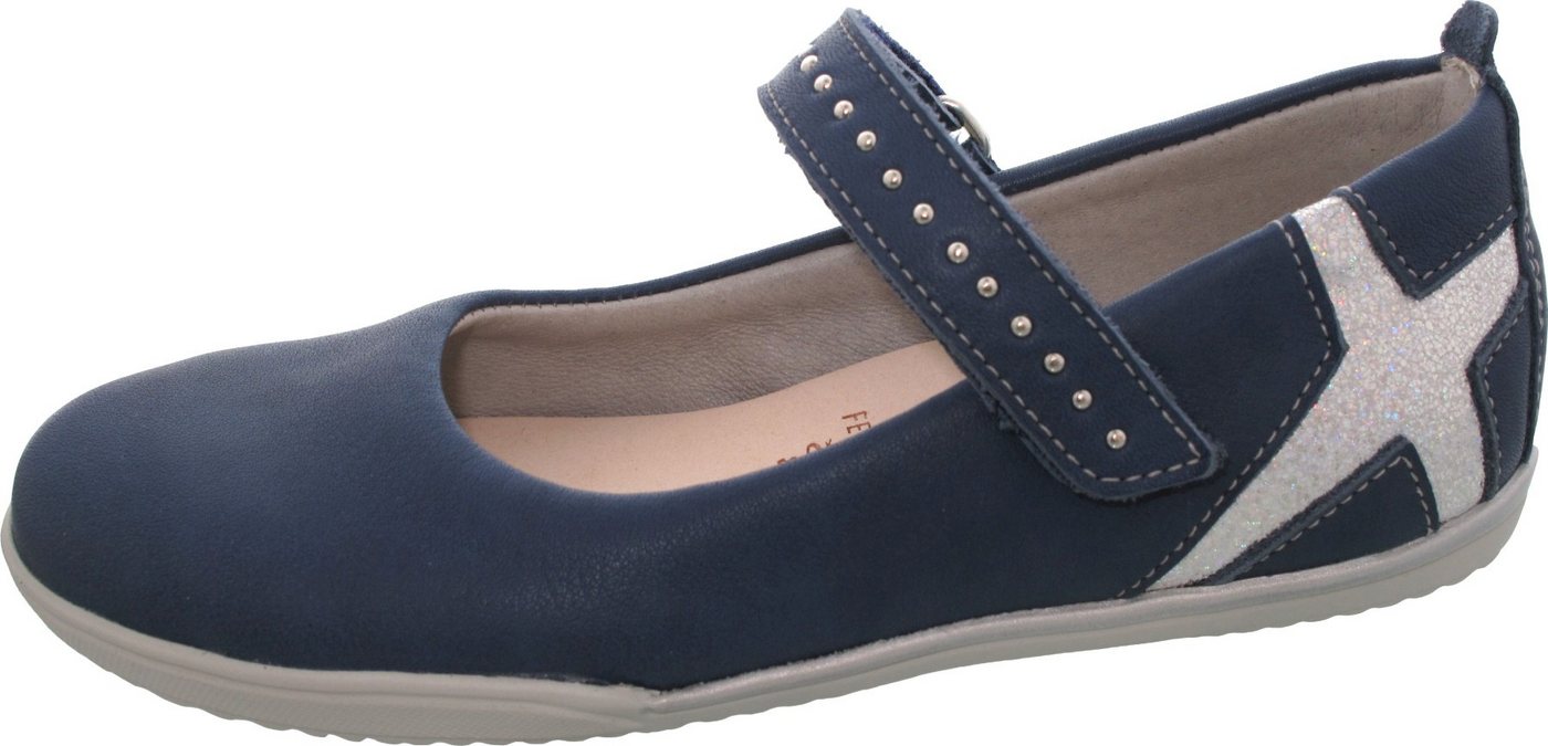 Däumling Kinder Teens Adele Ballerina Sneaker Ballerinas (Fortuna jeans Kaltfutter S)