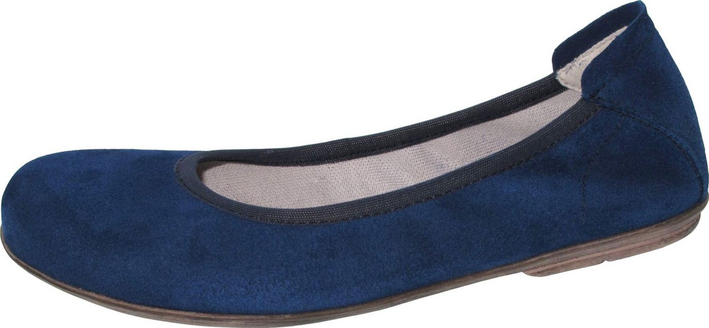 Däumling Kinder Teens Hadia Ballerina Sneaker Ballerinas (Capretto tiefsee Kaltfutter S)
