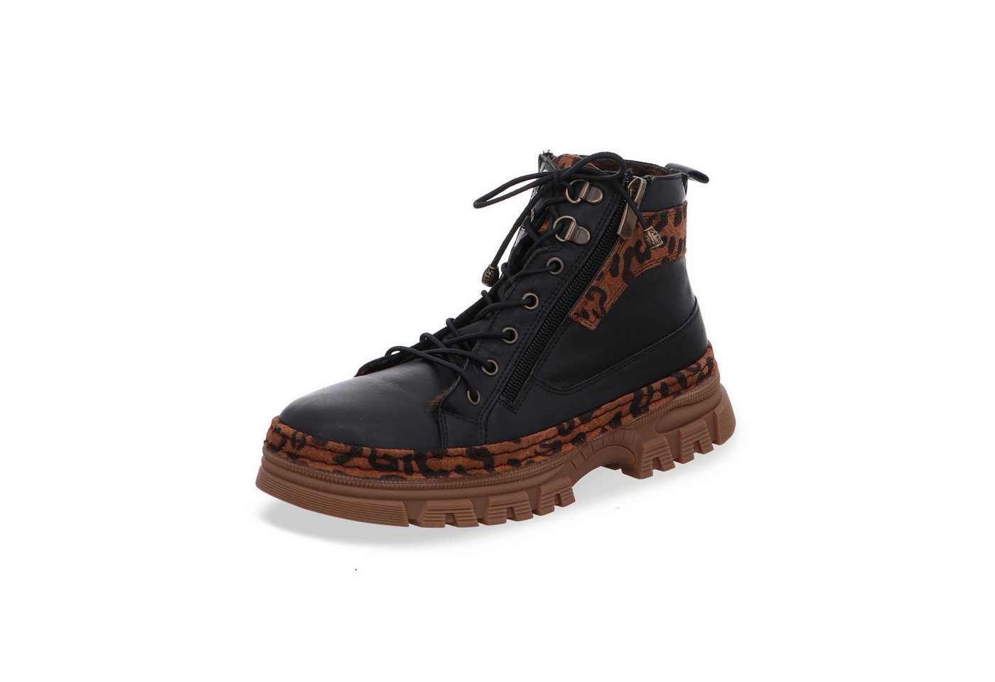 Damen Stiefelette (braun/schwarz)