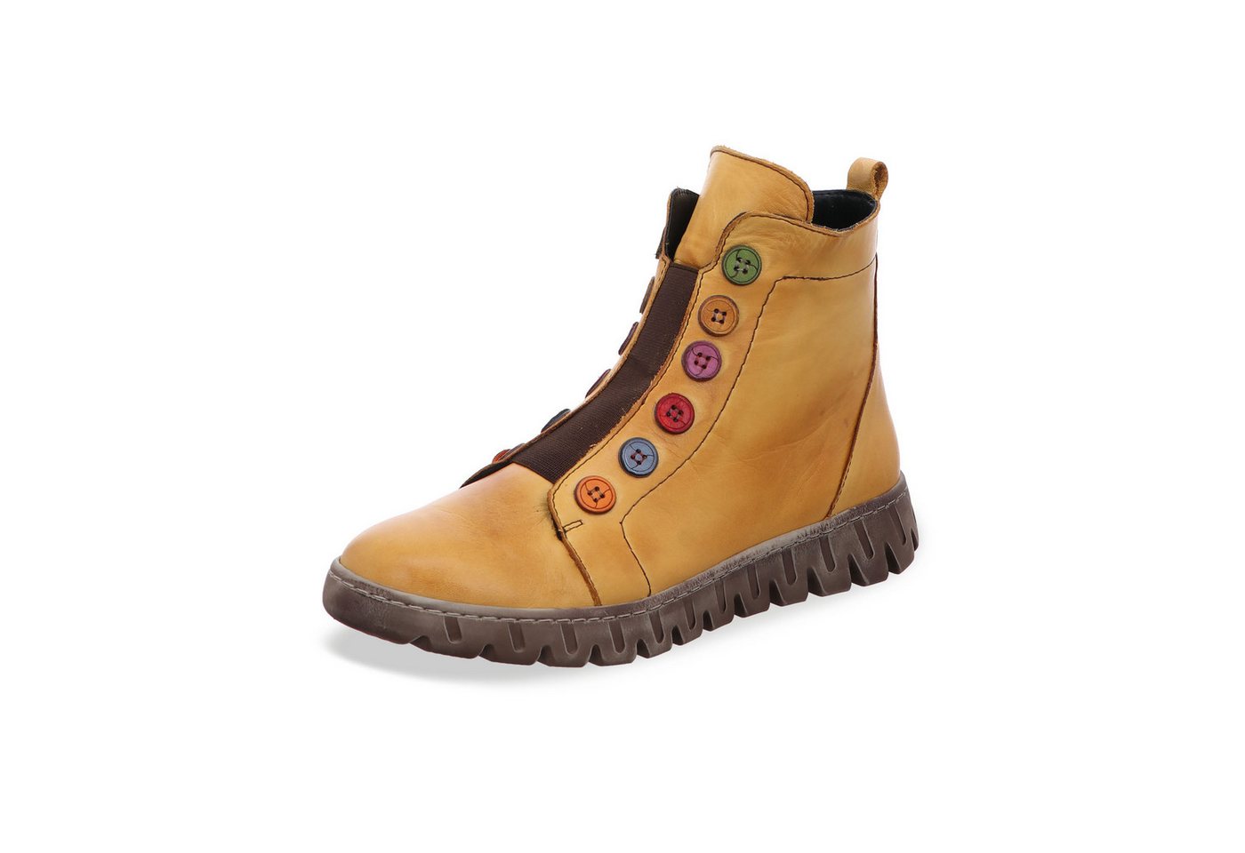 Damen Stiefelette (gelb)