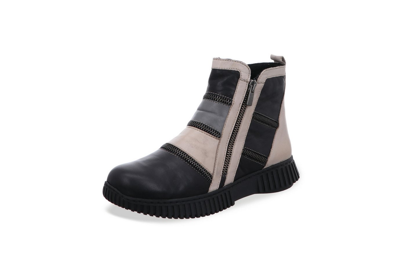 Damen Stiefelette (grau/schwarz)