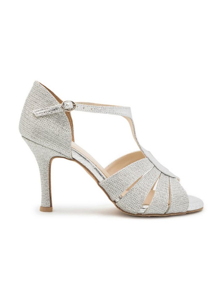 Dancing Queens Glow Twinkle Tanzschuhe Glitter High-Heel-Sandalette Absatz 8.5 cm