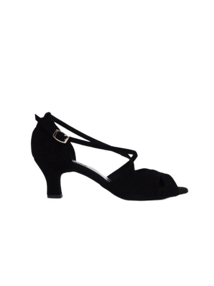 Dancing Queens Grace Harmony Tanzschuhe Wildleder Flat 5cm Tanzschuh Wildleder Italien, 5 cm Trichterabsatz, gekreuzte Riemchen