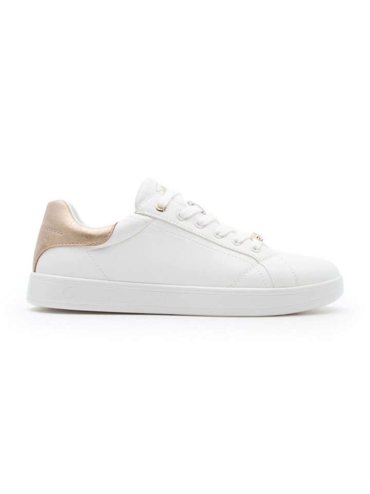 Dancing Queens SMOVE Accent Dance Gold für Frauen Sneaker Vegan-Leder, Gold-Akzent, PU-Performance-Sohle