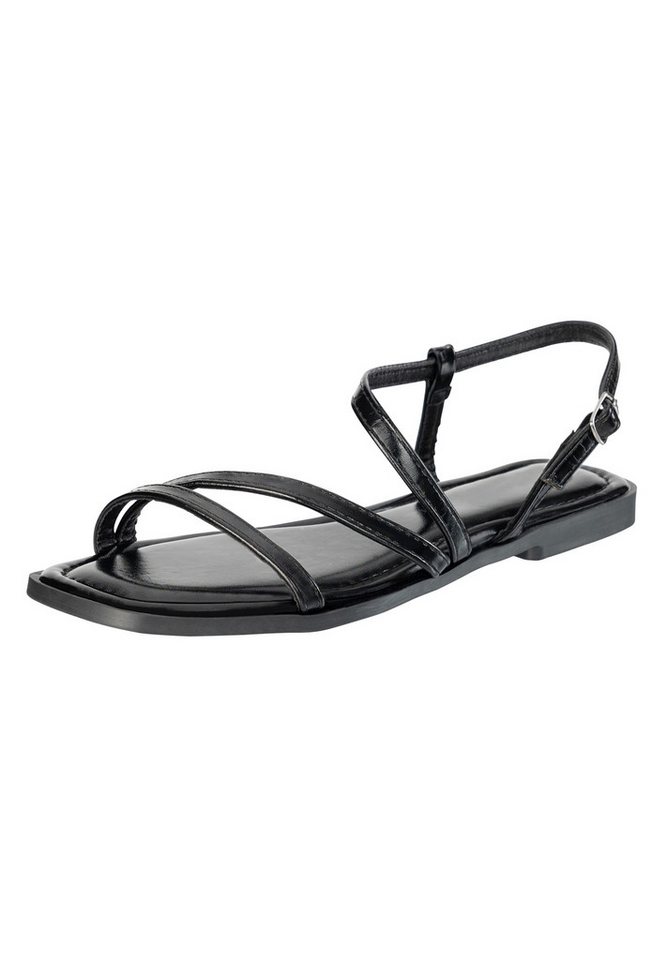 Day Vine Sommerliche Damen Sandalen mit Riemchen & flacher Sohle Elegant Sandalette