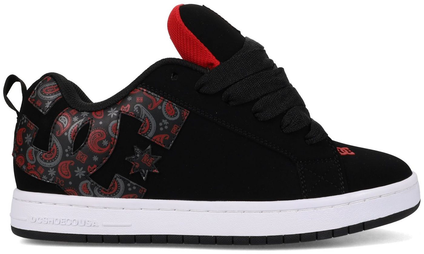 DC Shoes Court Graffik Black/Grey/Red Sneaker