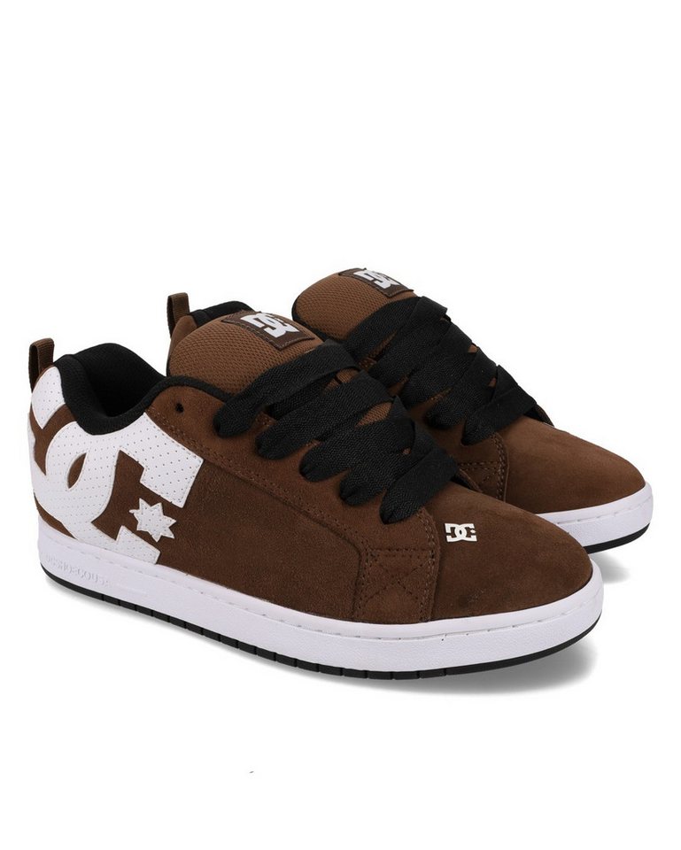 DC Shoes Court Graffik Schnürschuh (braun/weiß)