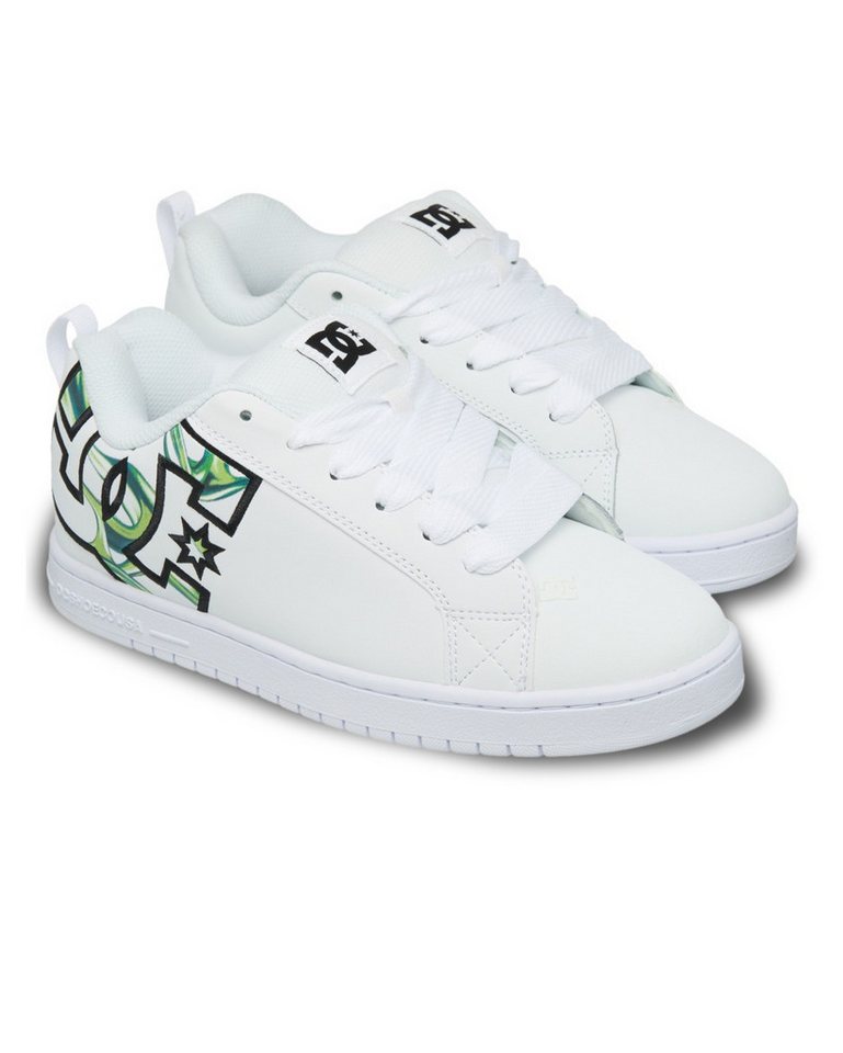 DC Shoes Court Graffik Schnürschuh (weiß)